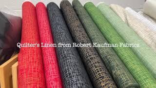 Quilter's Linen from Robert Kaufman Fabrics