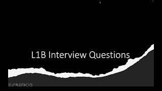 L1B Visa interview questions | USA Visa interview