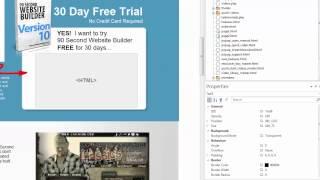 90 Second Website Builder - Version 10 - Page Properties