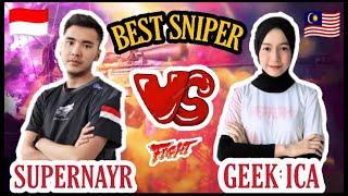 RATU SNIPER GEEK ICA VS RAJA SNIPER SUPERNAYR | BEST SNIPER PUBGM