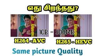 AVC and HEVC எது சிறந்தது ? | why not use this format | தமிழ் விளக்கம்