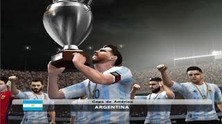 COPA AMERICA 2021 BRASIL VS ARGENTINA FINAL | PES 2021 (PS2) CRYMAX EDITION  | GAMEPLAY