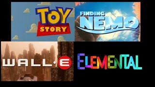 Every Pixar title cards 1995-2023