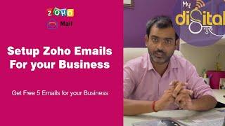 Get Free Zoho Mail for Your Business | Setup and Verify your Domain and set MX Record For ZOHO Mail