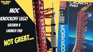 MOC Knockoff Lego  - Part 2 Saturn V Launch Pad Build and review