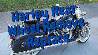 Harley Rear Wheel Remove and Installation