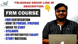 FRM Course Complete Details in Hindi | How To Pursue FRM |Job Opportunities and Salary For FRM | FRM