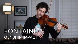 Le Souvenir avec le Crepuscule - Genshin Impact (Violin Percussion)