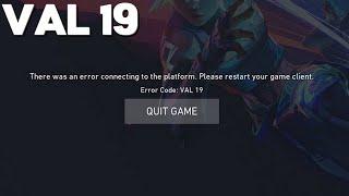 How to fix Error Code val 19 Windows 10/11 - How to fix Valorant error code val 19 2023