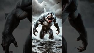 GORILLA + SHARK #shorts #trending #animalshorts #wildwonders