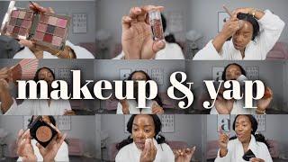 1hr grwm️ | let's facetime and do makeup + try a new eyeshadow palette & bronzer | Andrea Renee