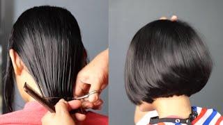 Bob haircut from thin hair