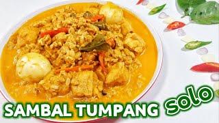 RESEP SAMBAL TUMPANG  (KHAS SOLO) - RESEP MASAKAN INDONESIA || MASAKAN DARI TEMPE YANG ENAK