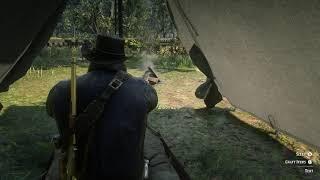 Red Dead Redemption 2 - Build a Camp & Wait For Marko Dragic To Return To Doverhill Gameplay (2018)