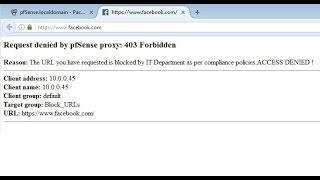 Pfsense: Block Websites, Downloads from HTTPS and HTTP both - Part 7