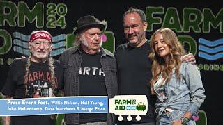 2024 Press Event, featuring Willie Nelson, Neil Young, John Mellencamp, Dave Matthews & Margo Price