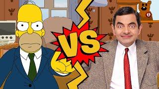 M.U.G.E.N Battles | Homer Simpson vs Mr.Bean