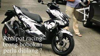 Memang knalpot racing sekriminal itu?