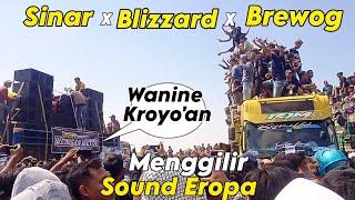 Sinar music parkir di depan Elkajur, langsung battle disusul Brewog & Blizzard