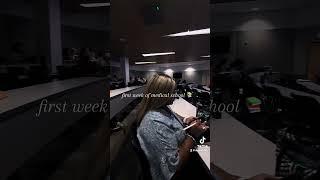 POV: First Week of Medical School Vlog #shorts #premed #vlog #medschool