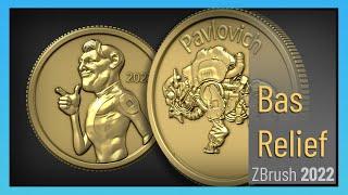 ZBrush 2022 - Bas Relief Alpha and Project - turn any creation into a relief sculpt easily!