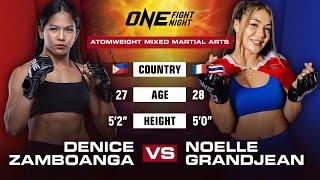 High-Intensity Women’s MMA Fight | Zamboanga vs. Grandjean 