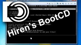 Windows Password Recovery with Hiren's BootCD