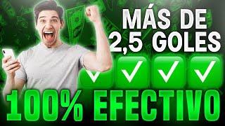 ESTRATEGIA MAS DE 2.5 GOLES APUESTAS DEPORTIVAS