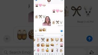 CUTE CUSTOM EMOJI TUTORIAL FOR iOS 18.1!! 🩷