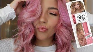 L'Oreal Colorista Review And Demo | I Dyed My Hair Pink