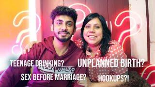 My Indian Mom Answers *AWKWARD* Questions guys and girls are too afraid to ask