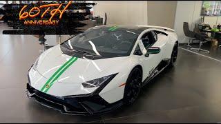 2023 Bianco Asopo Lamborghini Huracan Tecnica 60th Anniversary Edition