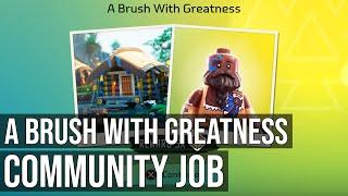 LEGO Horizon Adventures - A Brush With Greatness Community Job - 8 Buildings Repainted