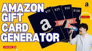 amazon gift card generator || amazon gift card giveaway