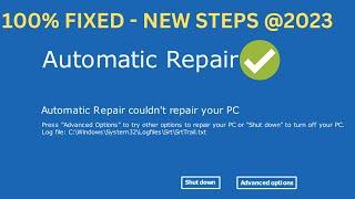 How To Fix Automatic Repair Couldn't Repair Your PC Windows 11|| Automatic Repair Loop In Windows 11