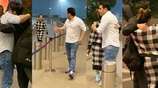 Malaika Arora & Arbaaz Khan Came to Drop their Son Arhaan Khan at Mumbai Airport ️