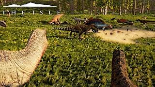 The Isle - BIGGEST REX, SPINO, GIGA APEX PREDATOR PACK EVER, NEW LEVELS OF FRUSTRATION - Gameplay