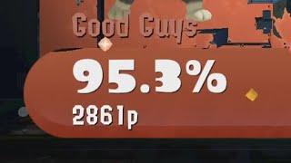 When Pro Players get 95% in Splatfest / Turf War!