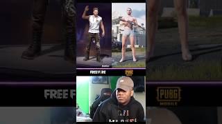 FREE FIRE VS PUBG  Emote battle Who Will Win #freefirevspubg #shortsfeed #viral #shorts