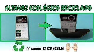  CÓMO HACER un ALTAVOZ CASERO para CELULAR RECICLADO  | LATIN DIY