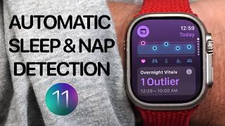 Apple Watch Auto Sleep & Nap Tracking Coming in watchOS 11