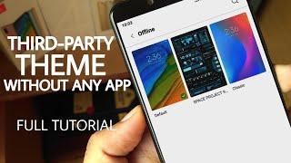 Install Third Party Theme on MIUI 10 | Themes from Third Party Source not supported error 402