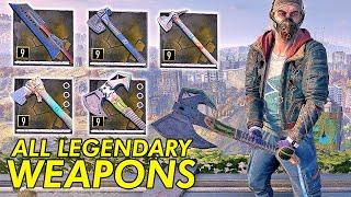 Dying Light 2 - All Legendary Weapons Max Level 9