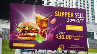 How To Make Billboard Advertising Banner - Photoshop Cc