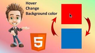 HTML hover change background color by arman tech