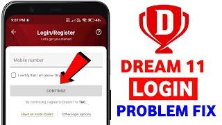 Fix Dream 11 login problem || Dream11 login problem timeout 2024