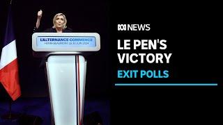 Marine Le Pen's far-right party on track to win French election: Exit polls | ABC News