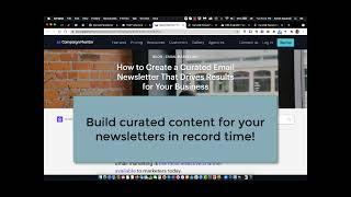 Content for curated newsletters