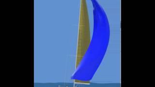 DynaSim by WB-Sails - asymmetric collapsing