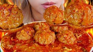 ASMR SEBLAK BAKSO URAT MERCON PEDAS EXTREME SPICY MEATBALL SEBLAK